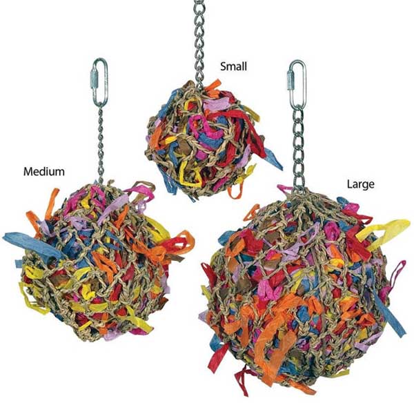 Spend over $150 and receive a FREE small Sweet Feet and Beak Super Shredder Ball!* Spend over $200 and receive a FREE medium Sweet Feet and Beak Super Shredder Ball!*