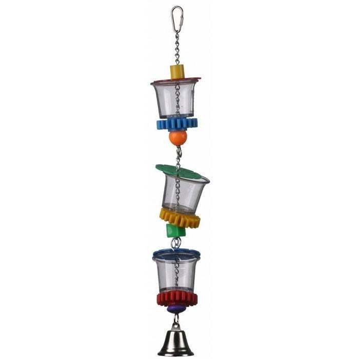 bird foraging toy parrotbox bottoms up