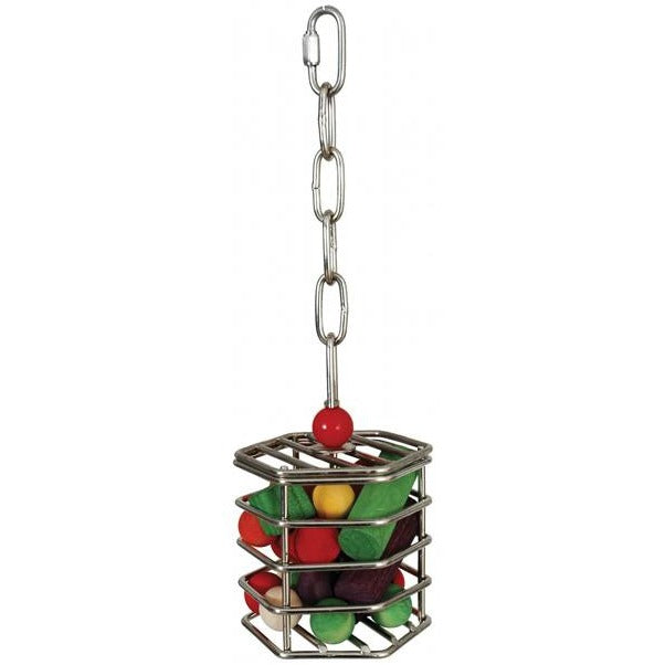 Baffle Cage S/Steel Small-PARROTBOX PET SUPPLIES