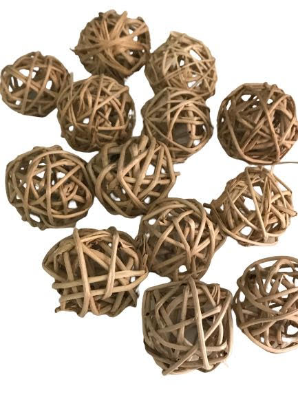 Vine Balls Natural 3cm