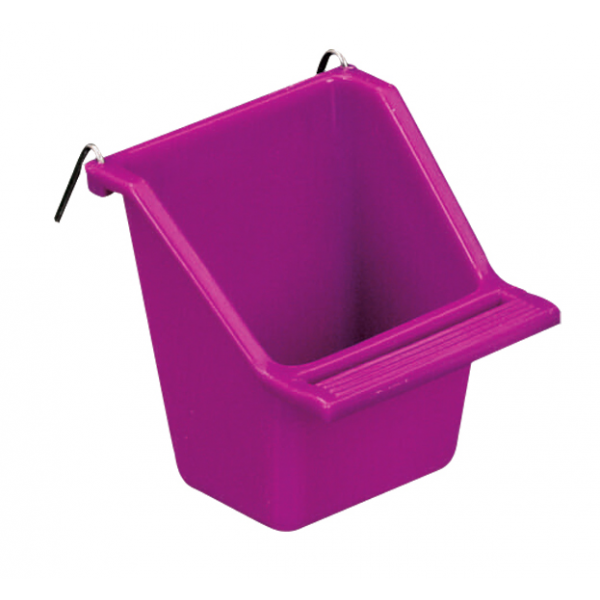 seed cup, parrotbox bird feeder
