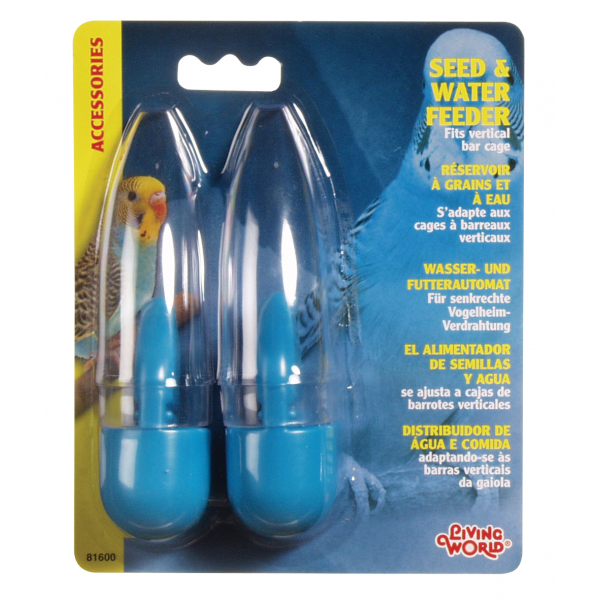 Water and Seed Feeder Twin Pack