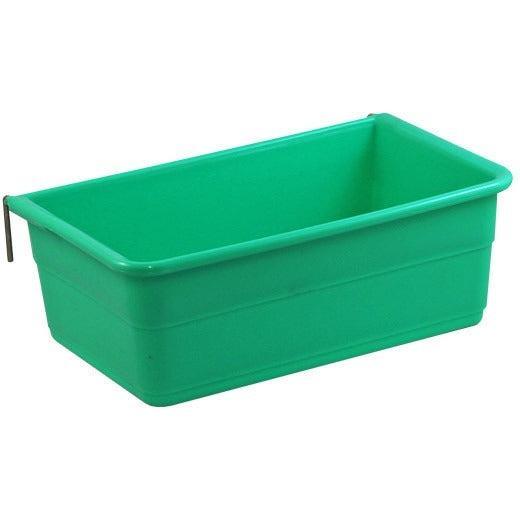 Rectangle Cup With Metal Hooks Small-PARROTBOX PET SUPPLIES