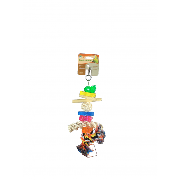 Bird toy combo kabob medium to large parrot toy