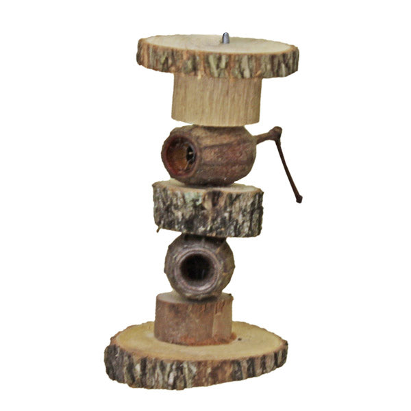 Spend $100* or more and receive a FREE natural wooden Dumbbell Foot Toy!