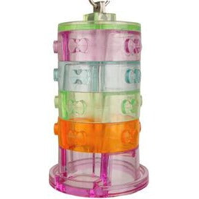 parrotbox pet supplies, bird fortune forager, parrot treat foraging toy
