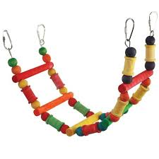 Wooden Bead Ladder-PARROTBOX PET SUPPLIES