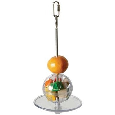 Foraging Ball and Kabob with Tray-PARROTBOX PET SUPPLIES