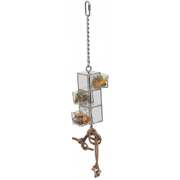 Creative Foraging 3 Pull-Out Drawer Toy-PARROTBOX PET SUPPLIES