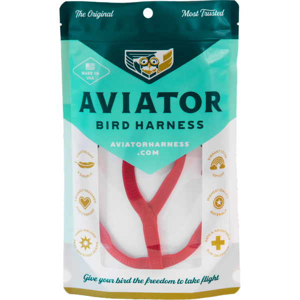 Aviator Harness Large Red