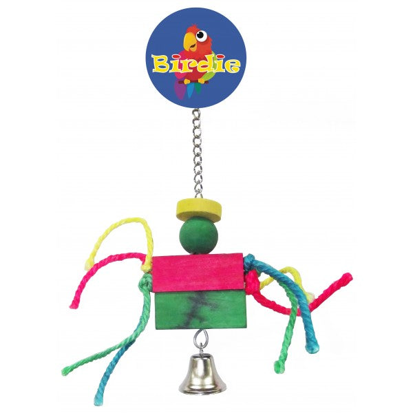block man parrot toy parrot-box-pet-supplies