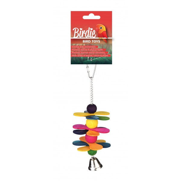 Rainbow Spinning Sticks bird toy