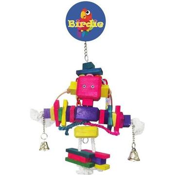 parrotbox block man bird toy