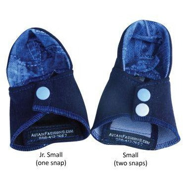 Avian Fashions Hoodie - Blue Jean-PARROTBOX PET SUPPLIES