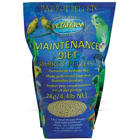 Vetafarm Parrot Pellet Maintenance Diet 350GM-PARROTBOX PET SUPPLIES