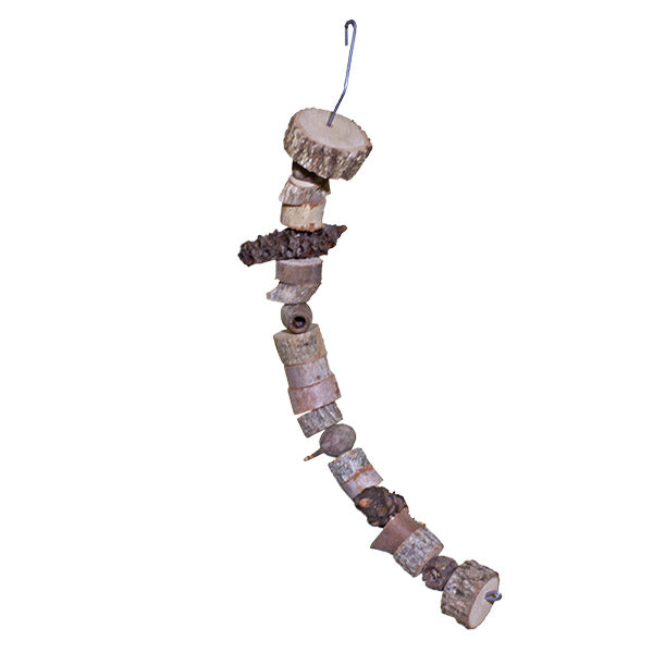 parrotbox bird toy, parrot spiral, natural Australian bird toy