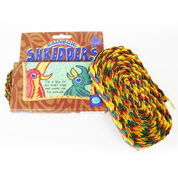 Shredders Rainbow Zig-Zag (sm)-PARROTBOX PET SUPPLIES