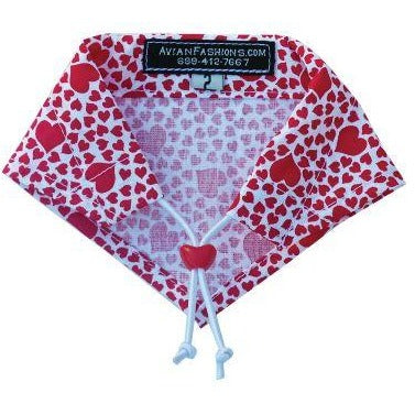 Avian Fashions Bandana - Sweet Heart-PARROTBOX PET SUPPLIES