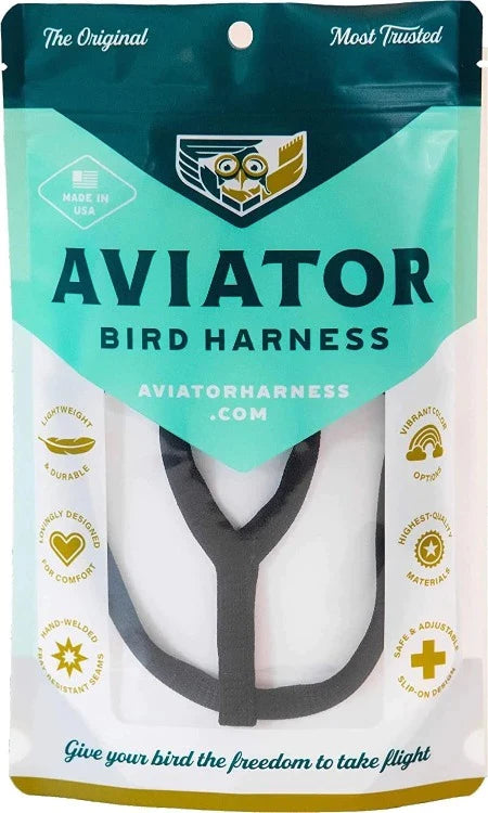 Aviator Harness Medium Black