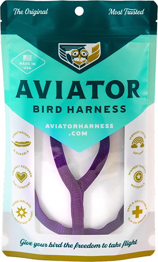 Aviator Harness Medium Purple