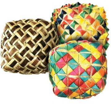 Woven Foot Toy Cube Small